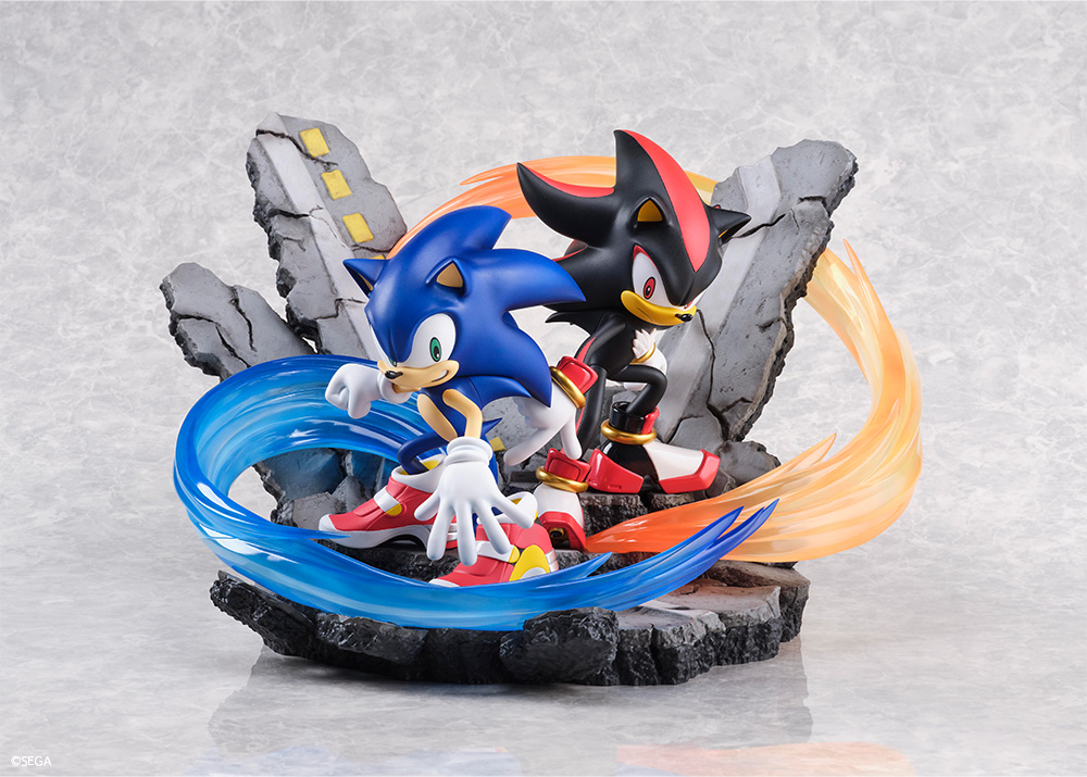 Sonic Adventure 2 S-Fire Sonic and Shadow Figure